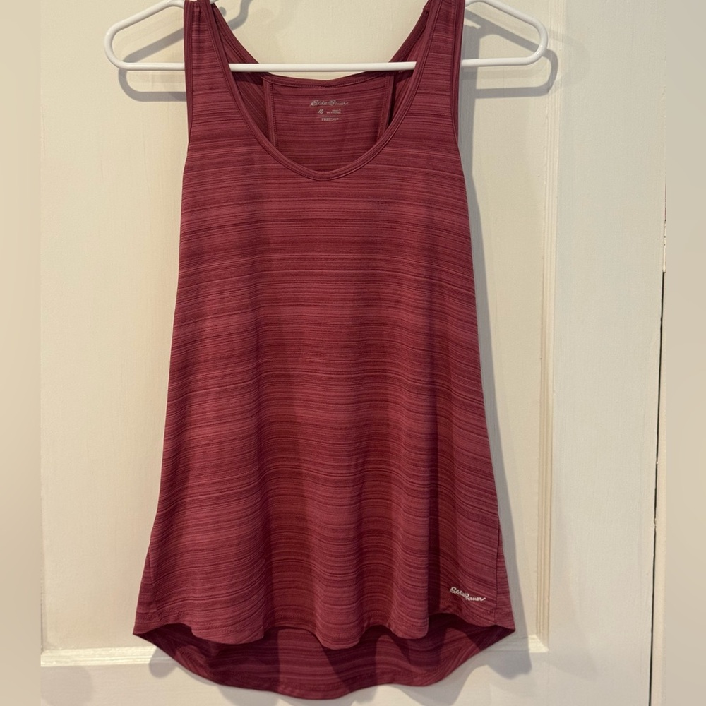 Workout Dark Pink Tank Top